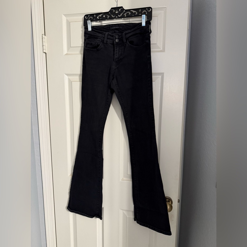Flying monkey mid rise flare pant